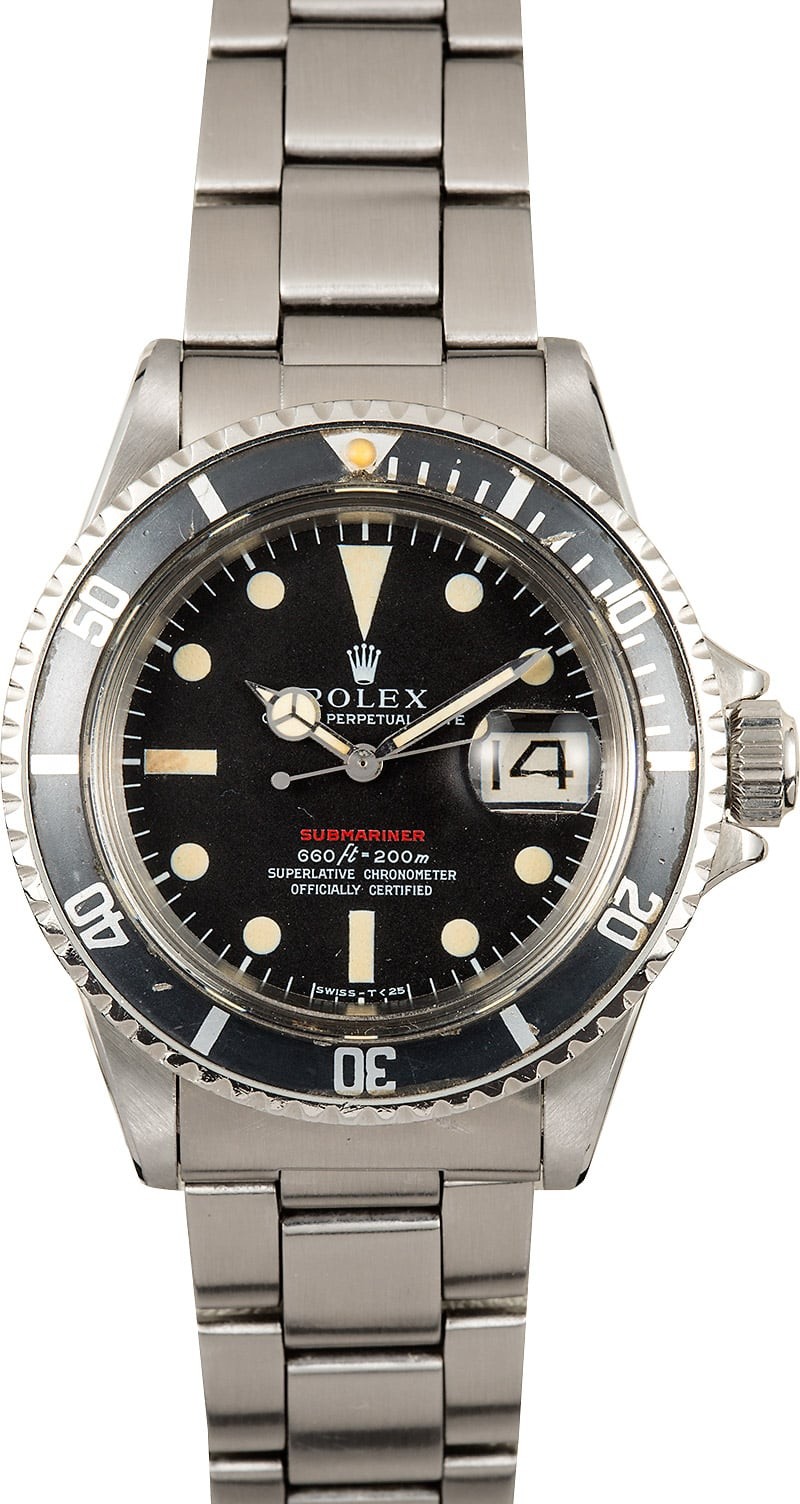 Vintage Rolex Red Submariner 1680 WE04478