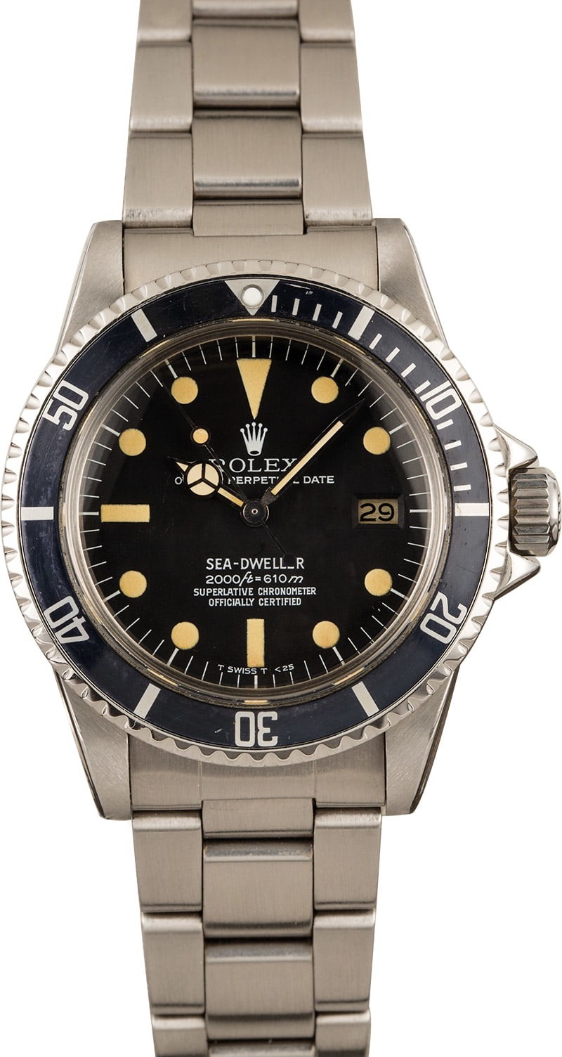 Vintage Rolex Sea-Dweller 1665 Rail Dial 1979 WE01440