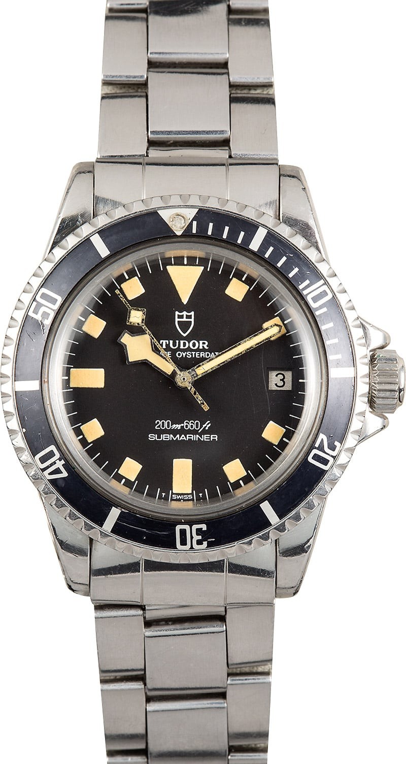 Vintage Rolex Tudor Submariner 94110 Black WE01063