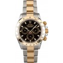 AAA Replica Rolex Daytona 116523BKSO Steel & Gold WE03762