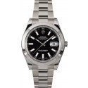 Best Quality Men's Rolex Datejust 116300 Black Luminescent Dial WE00544