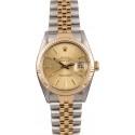 Certified Rolex Datejust 16013 Steel & Gold WE01362