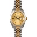 Certified Rolex Datejust 16013 Two Tone Jubilee WE02617