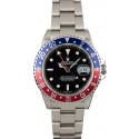 Certified Rolex GMT Master II Ref 16710 'Pepsi' Bezel Insert WE01637