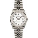 Cheap Knockoff Rolex Datejust 116234 White Roman WE02065