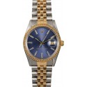 Cheap Men's Rolex Date 15053 Blue Dial WE02576