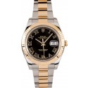 Copy Best Rolex Datejust 116333 Black Roman WE02230