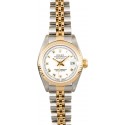 Copy High Quality Rolex Ladies Datejust 69173 White Dial WE00567