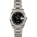 Copy Rolex Datejust 116200 Black Roman WE03288