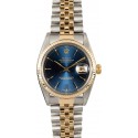 Copy Rolex Datejust 16013 Blue 100% Authentic WE00120