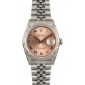 Copy Rolex Datejust 16234 Salmon Roman Dial WE02309