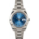 Datejust II Rolex 116334 Blue Roman 100% Authentic WE00380