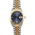 Designer Fake Rolex Thunderbird Datejust 16253 Blue Dial WE00827