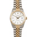 Designer Imitation Rolex Datejust 16013 White Index Dial Two Tone Jubilee WE03522