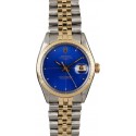 Fake Cheap Rolex Date 1512 Blue Quadrant Dial WE04786