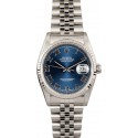 Fake Imitation Rolex Datejust 16234 Blue Roman WE00025