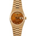 Fake Imitation Rolex OysterQuartz Day-Date 19018 Wood Dial WE01354