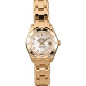 Fake Ladies Rolex Pearlmaster 80318 Diamond Dial WE02229