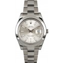 Fake Replica Rolex Datejust II Ref 116300 Silver Index Dial WE00804