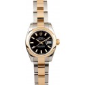 Fake Rolex Ladies Two Tone Datejust 179163 WE01139