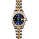 Fake Rolex Lady Datejust 69173 Jubilee Band with Blue Dial WE00936