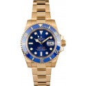 Gold Rolex Submariner 116618 WE02308