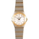 High Imitation Omega Constellation White Mother of Pearl WE02206