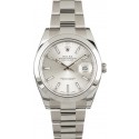 High Quality Rolex Datejust 126300 Steel Oyster Band WE02857