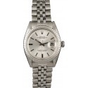 Hot Copy Rolex Datejust 1603 Silver 'Pie Pan' Dial WE01174