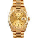 Imitation 1:1 President Rolex Gold Day-Date 18238 WE00811