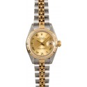 Imitation Ladies Rolex Datejust 79173 Champagne Roman WE02618