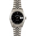 Imitation Rolex Datejust 16014 Black Index Dial Jubilee Band WE04302