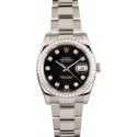 Imitation Rolex Datejust Black Diamond Dial 116244 WE01192
