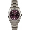 Imitation Rolex Oyster Perpetual 116000 Red Grape Dial WE00537