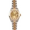 Knockoff Cheap Ladies Rolex Oyster Perpetual 69163 Champage WE01542