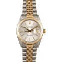 Knockoff Rolex Datejust 16013 Silver Dial Two Tone Jubilee Band WE04047