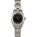 Ladies Rolex Oyster Perpetual 76030 Black Dial WE00192