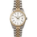 Luxury Men's Rolex Date 15000 White Roman WE01705