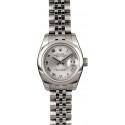 Luxury Rolex Lady Datejust 179160 Rhodium Roman WE04141