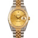 Men's Rolex Datejust 16233 Champagne Dial WE00242