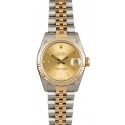 Mid-Size Rolex Datejust 68273 Champagne WE03396