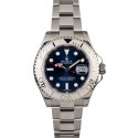 New Factory Stickered Rolex Yacht-Master 116622 Blue Dial WE02814
