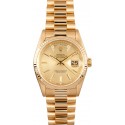 New Rolex 18K Gold President 18238 Tapestry Dial WE00220