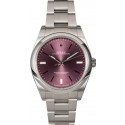 New Rolex Oyster Perpetual 39MM 114300 Red Grape WE03800