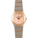 Omega Constellation Red Gold & Steel Quartz WE04315