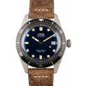 Oris Divers Sixty-Five 42MM Brown Leather Strap WE03297