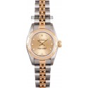 Replica Ladies Rolex Oyster Perpetual Stainless and Gold Watch 76243 WE02844