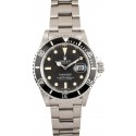 Replica Mens Stainless Rolex Submariner 16800 Black Dial WE04164