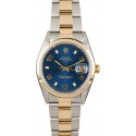 Replica Rolex Date 15203 Blue Arabic Dial WE04376