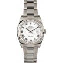 Replica Rolex Datejust 116234 White Dial Steel Oyster WE01455